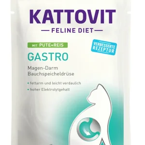 Sparpaket 48 x 85 g Kattovit Gastro mit Pute & Reis Katzen Nassfutter Sale